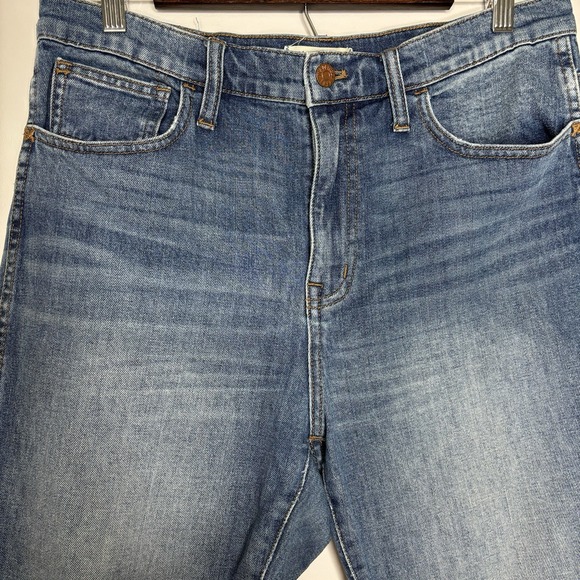 Madewell Jeans 31x26 High Riser Demi Boot 10" Western Blue Denim Raw Hem 2015 - Picture 12 of 12